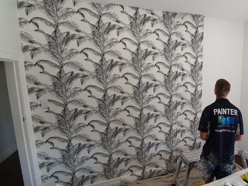 Wallpaper Installed By Gold Coast Painters